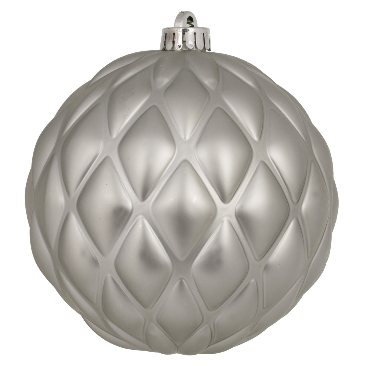 6" Limestone Matte Round Pine Cone