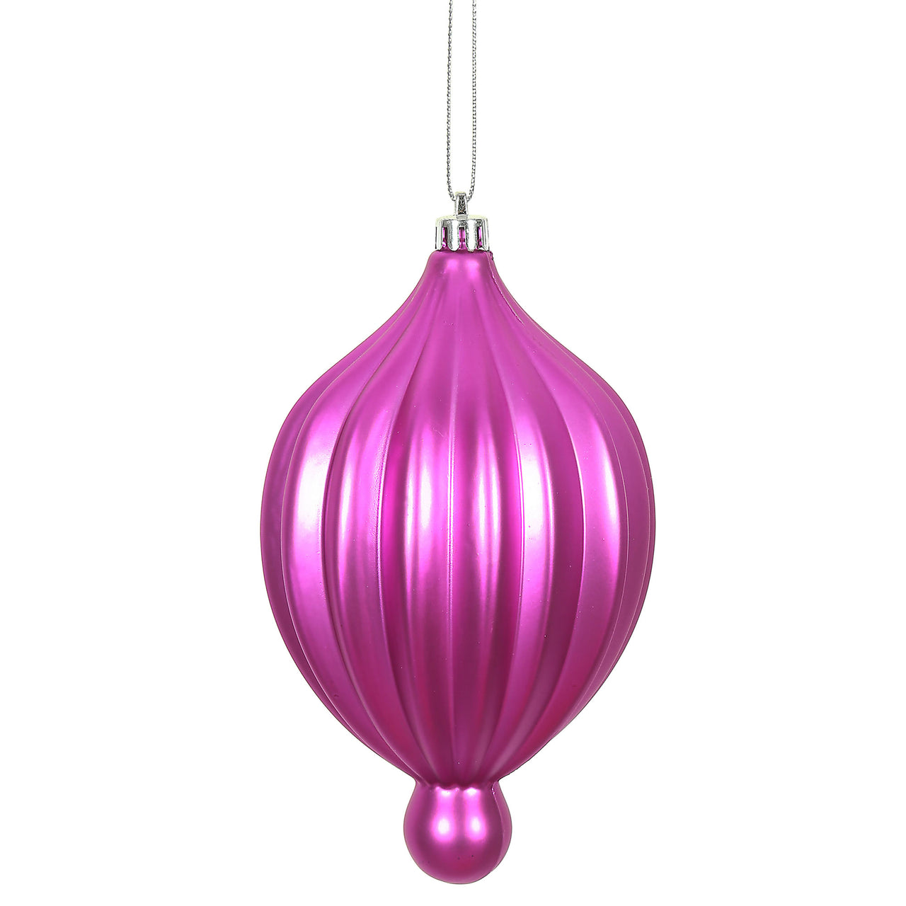 6.3" x 3.5" Fuchsia Matte Lantern