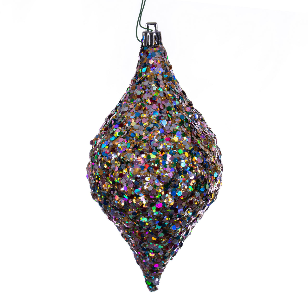6" x 3" Multi-color Diamond Drop