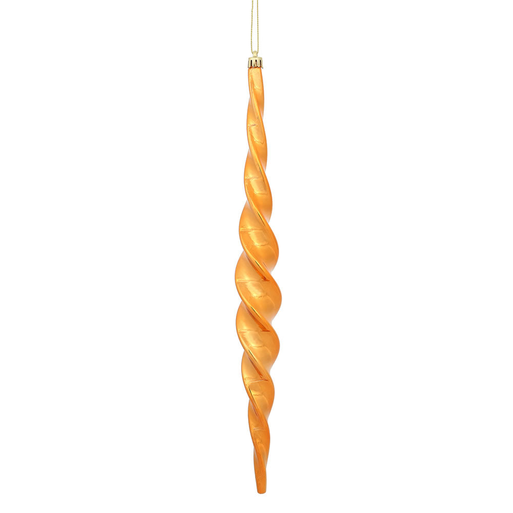 14.6" Burn Org Shiny Spiral Icicle