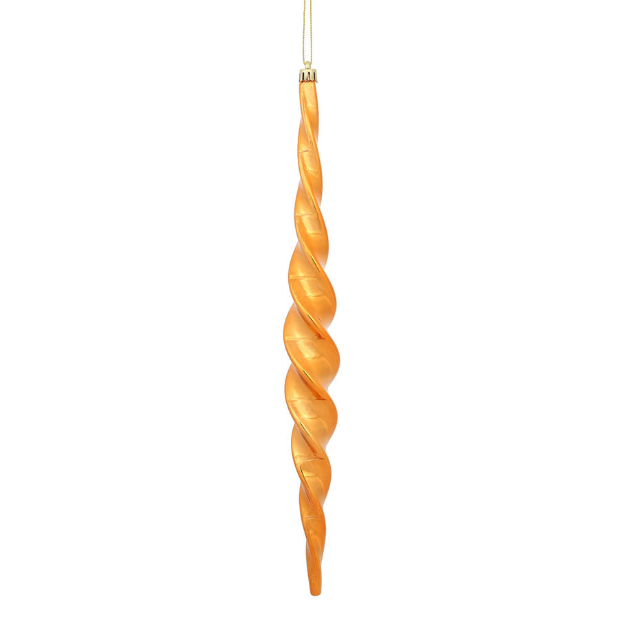 14.6" Burn Org Shiny Spiral Icicle