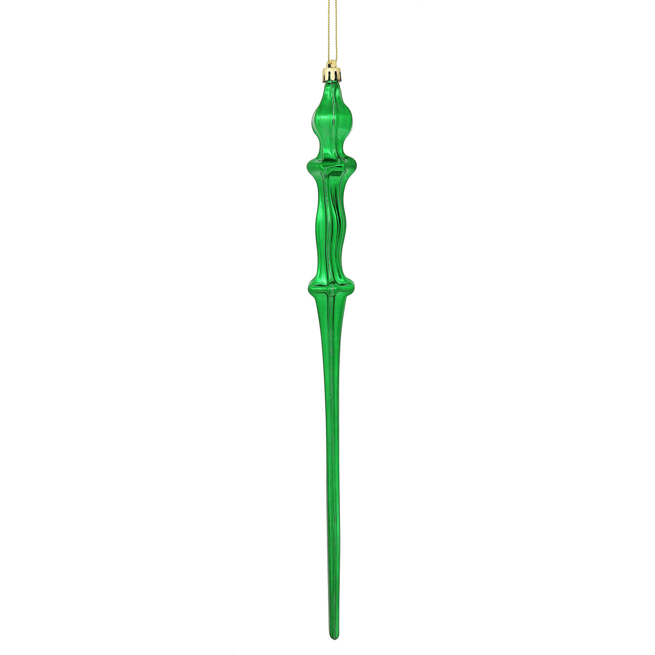 15.7" Green Shiny Icicle