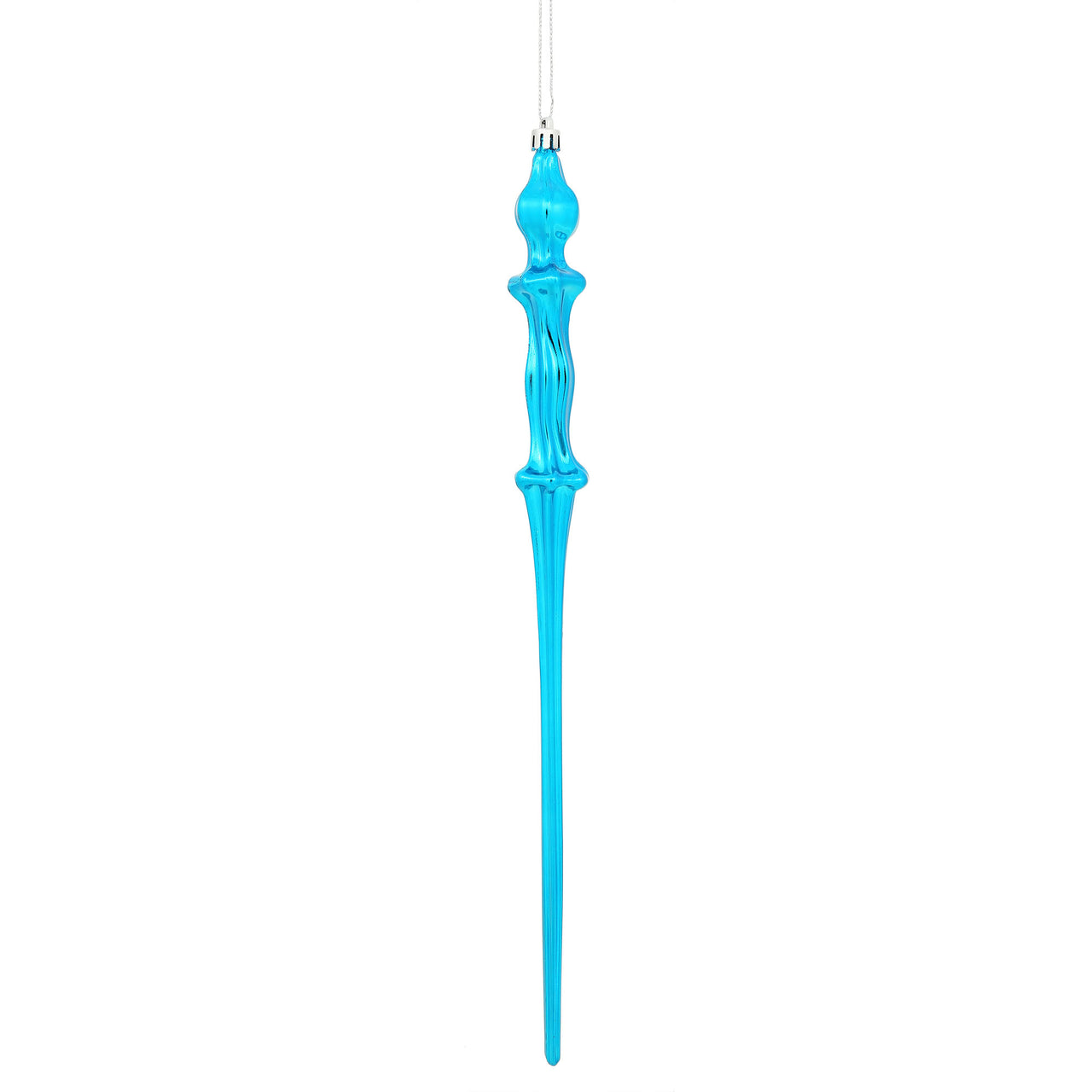 15.7" Turquoise Shiny Icicle
