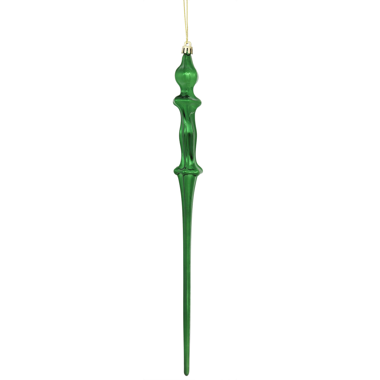 15.7" Emerald Shiny Icicle