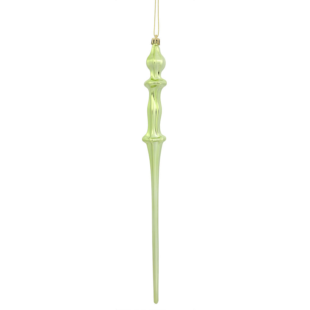 15.7" Celadon Shiny Icicle