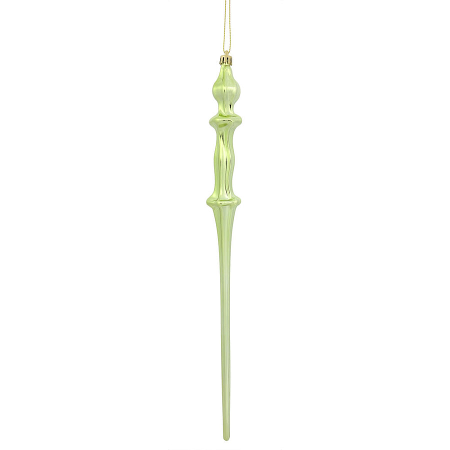 15.7" Celadon Shiny Icicle