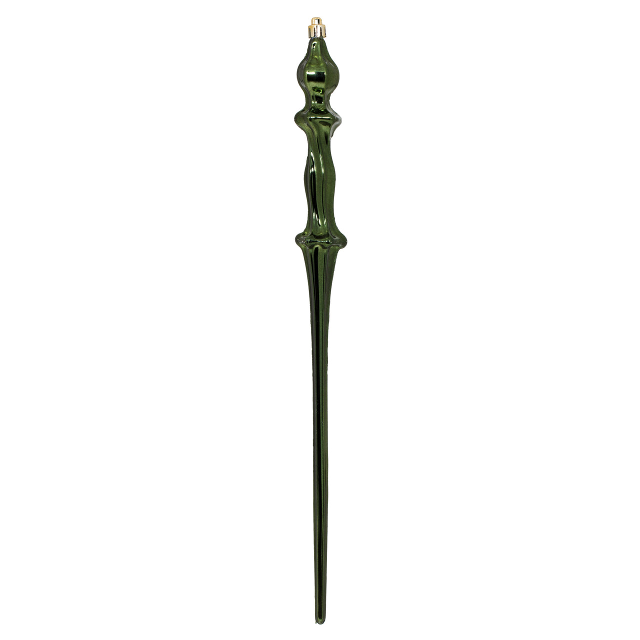 15.7" Moss Green Shiny Icicle