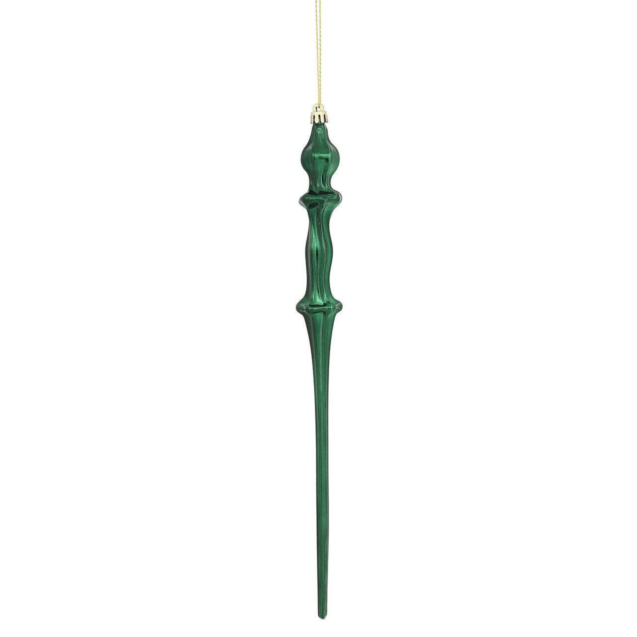 15.7" Midnight Green Shiny Icicle