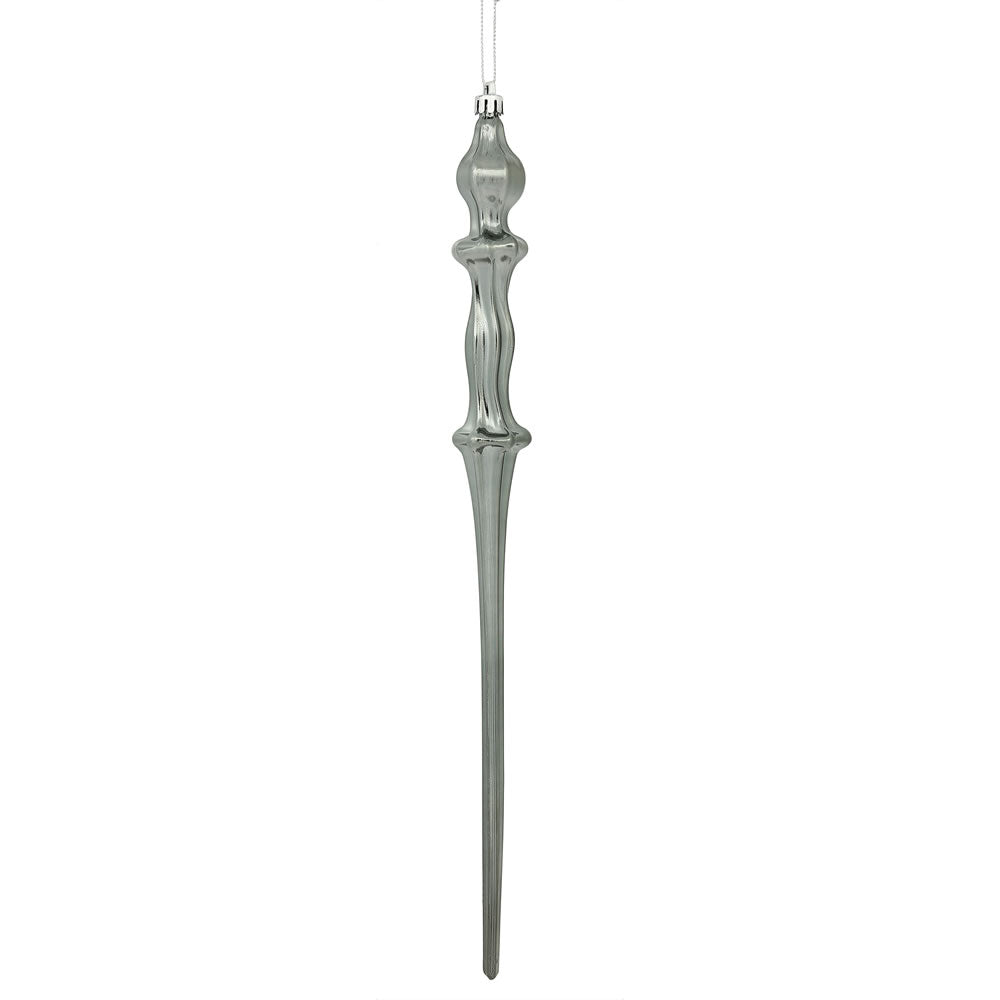 15.7" Pewter Shiny Icicle