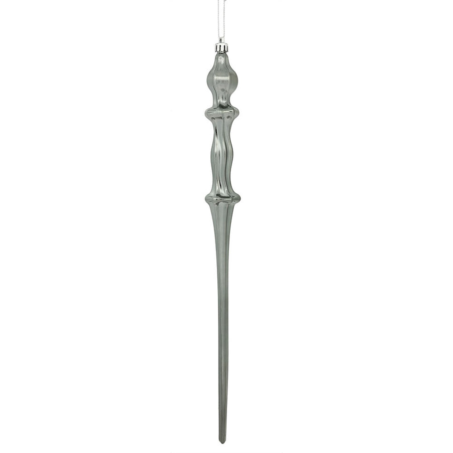15.7" Pewter Shiny Icicle