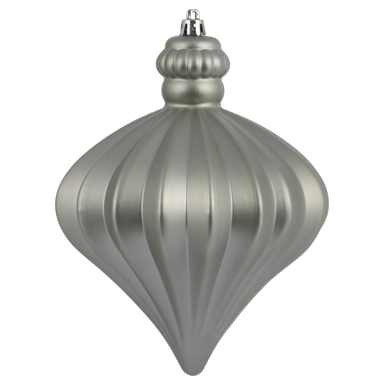 6" Limestone Matte Onion Drop