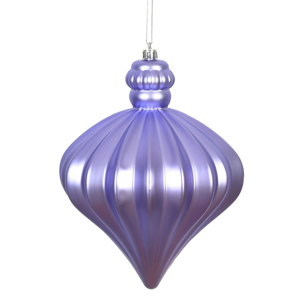6" Lavender Matte Onion Drop