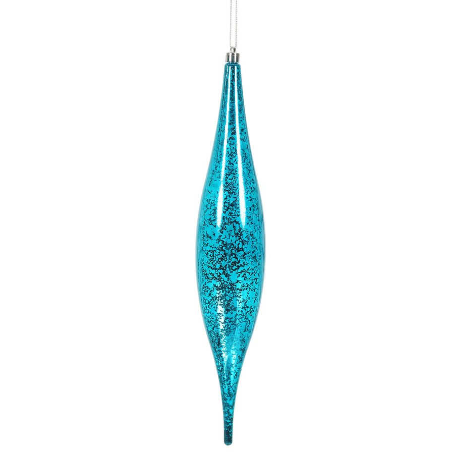 13" Turquoise Mercury Rain Drop
