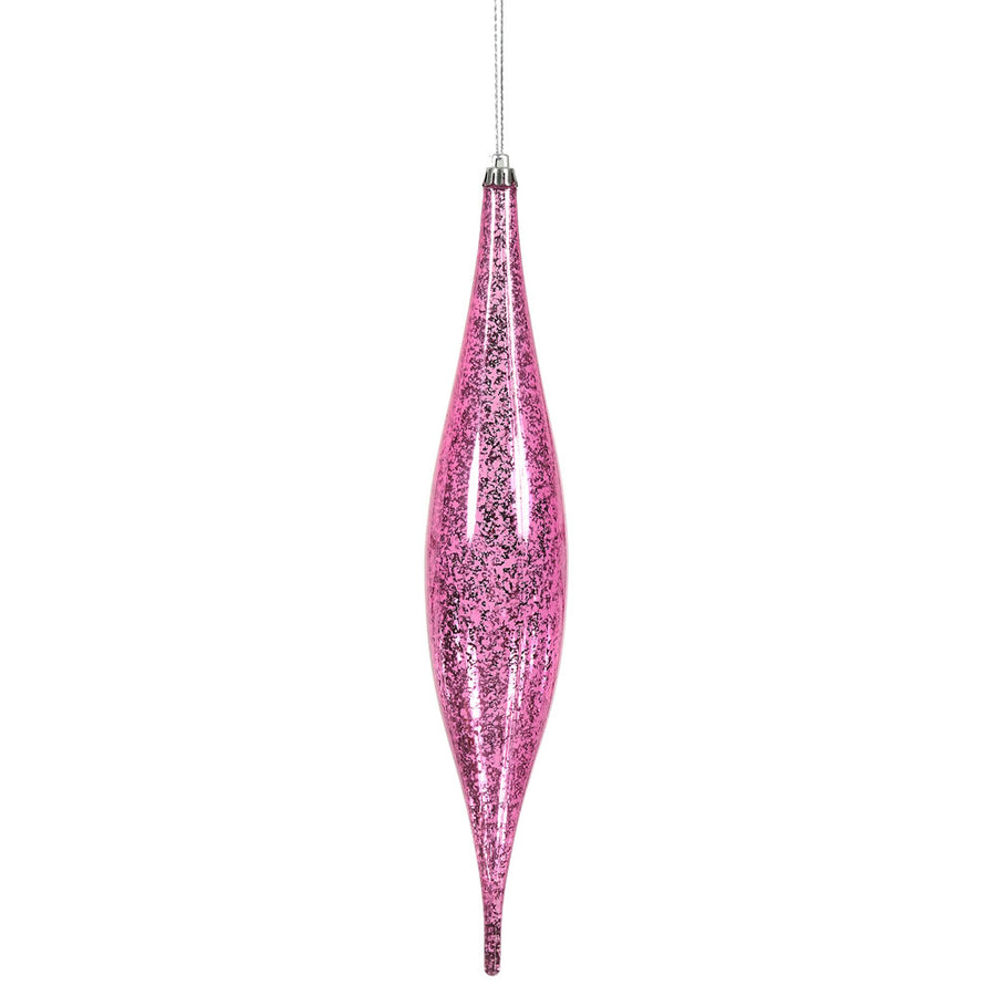 13" Mauve Mercury Rain Drop