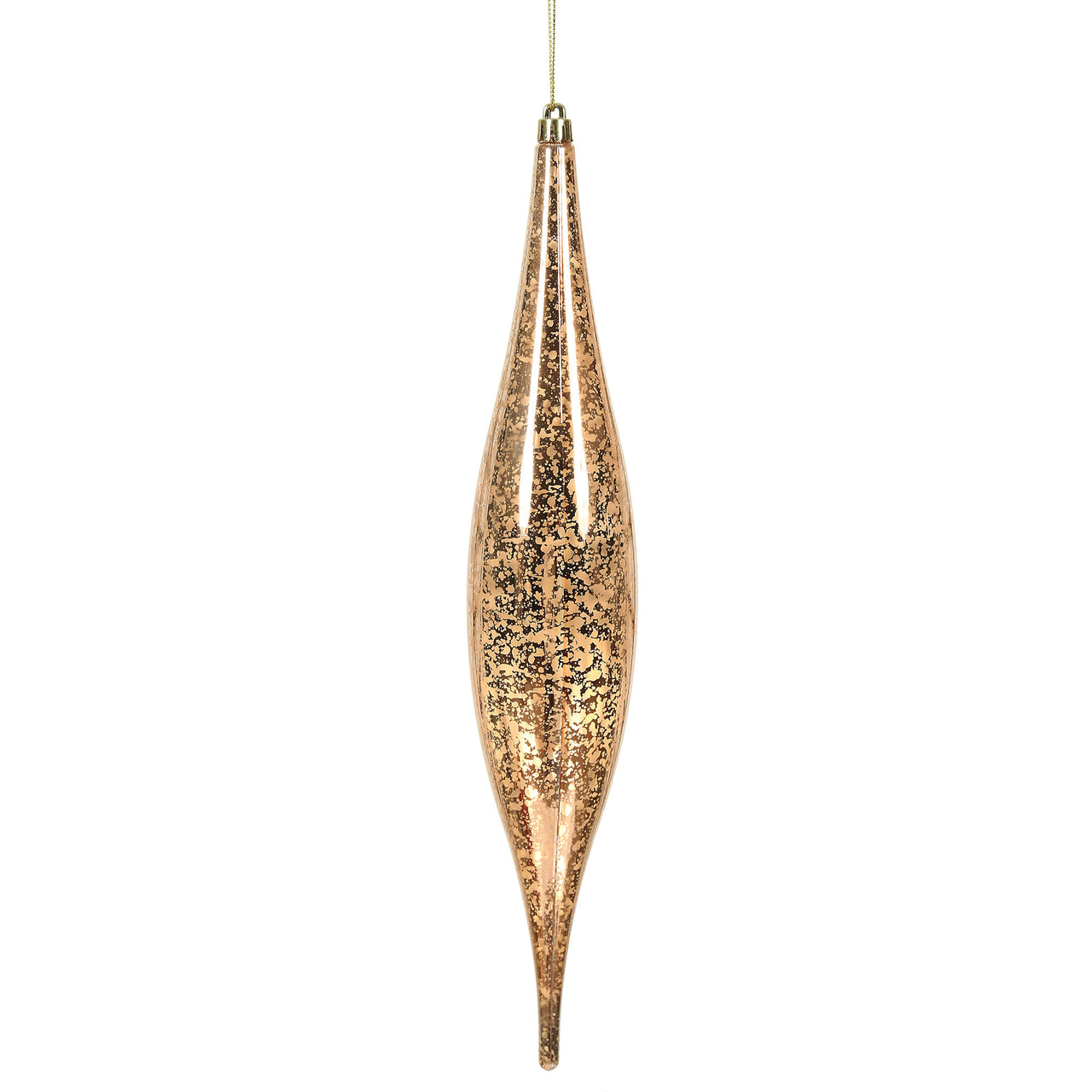 13" Rose Gold Mercury Rain Drop