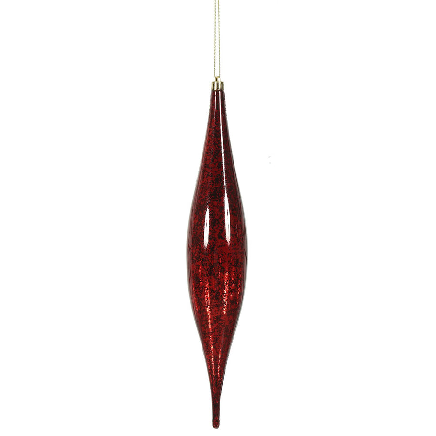 13" Burgundy Mercury Rain Drop