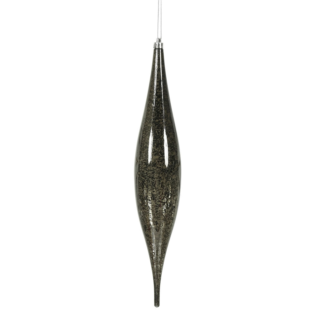 13" Gunmetal Mercury Rain Drop