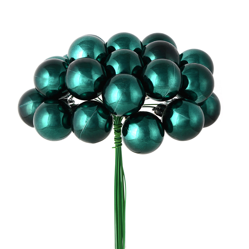 1" x 24pc Sea Blue Shiny Ball Pick