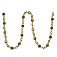 9' Champagne Assorted Ball Garland