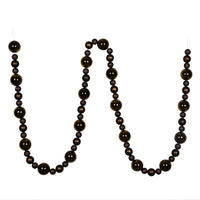 9' Chocolate Assorted Ball Garland