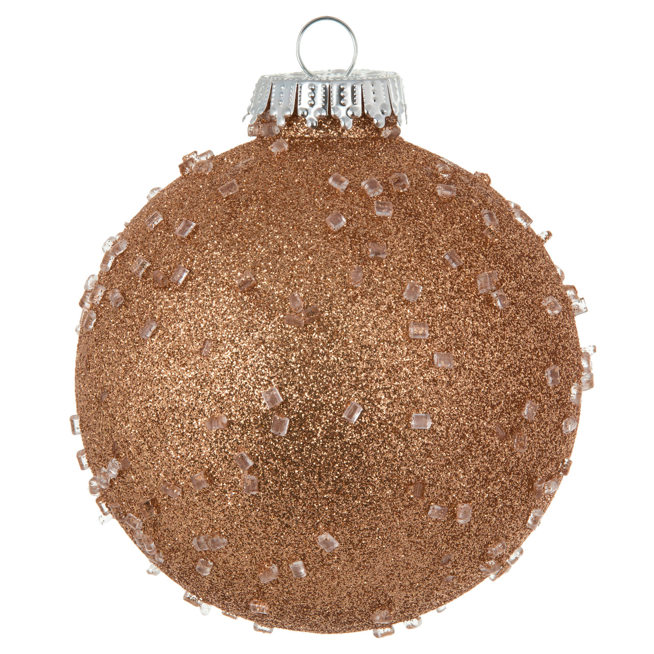 4" Rose Gold Ice Ball