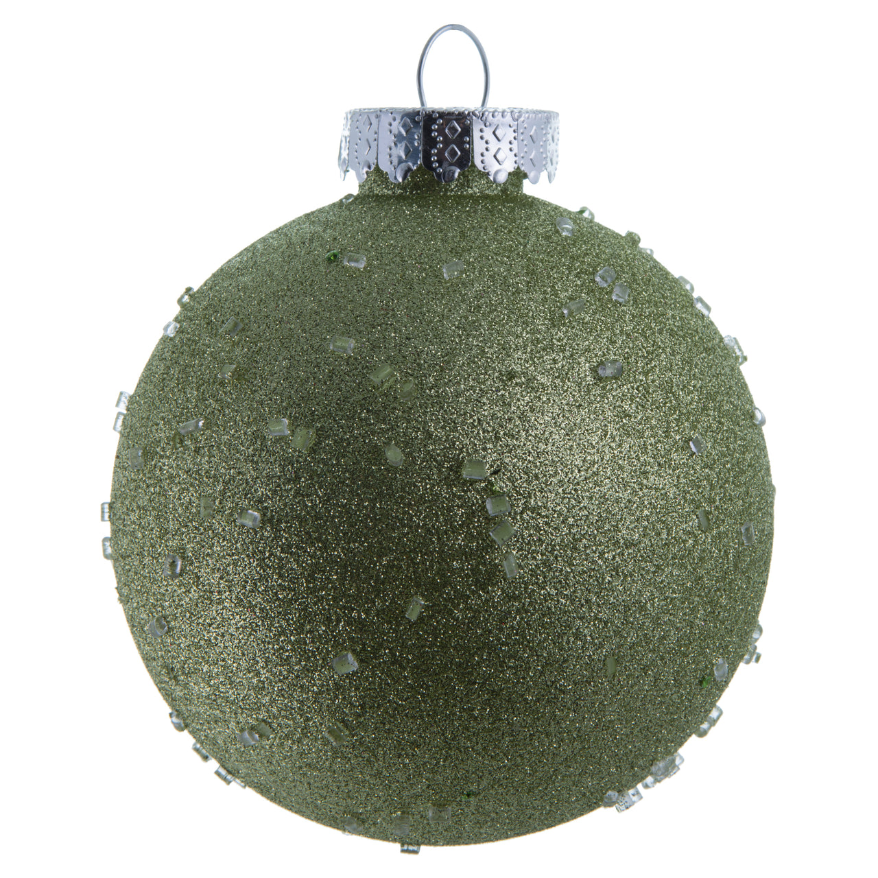 4.75" Celadon Ice Ball Ornament
