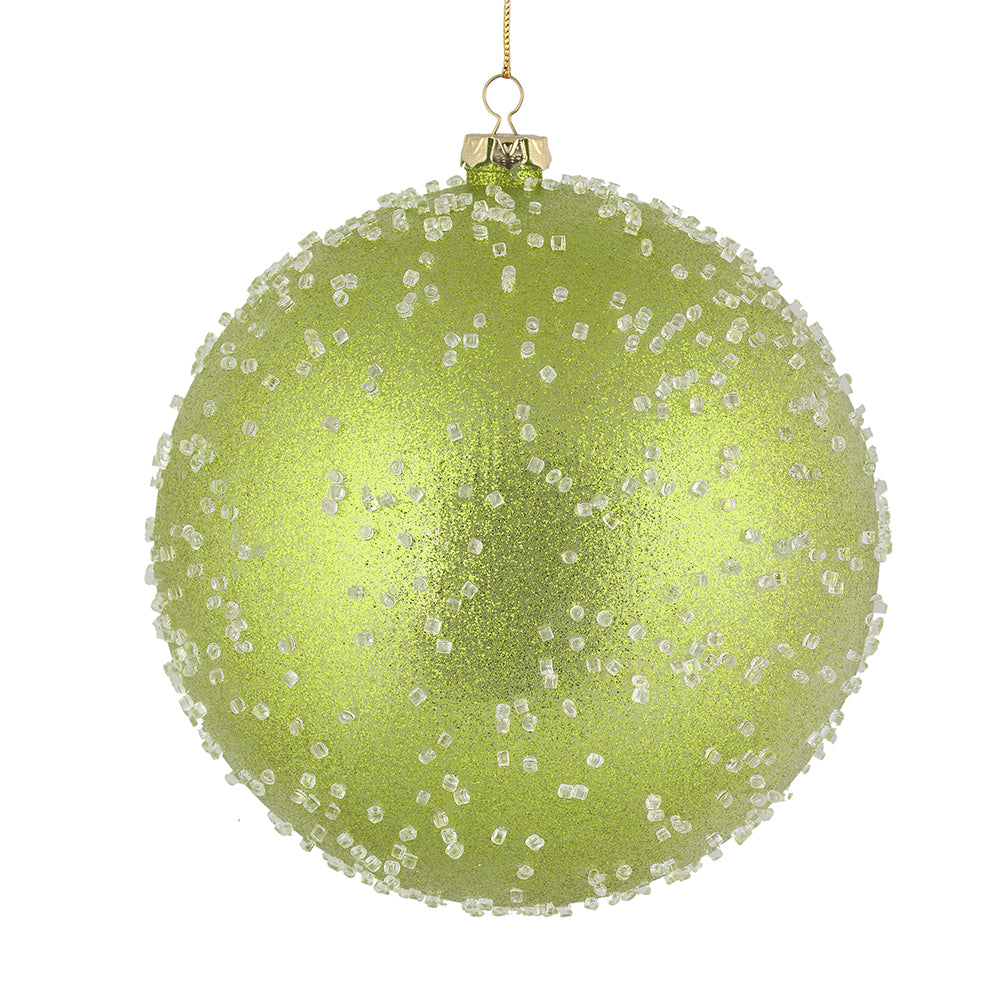 8" Celadon Ice Ball Ornament