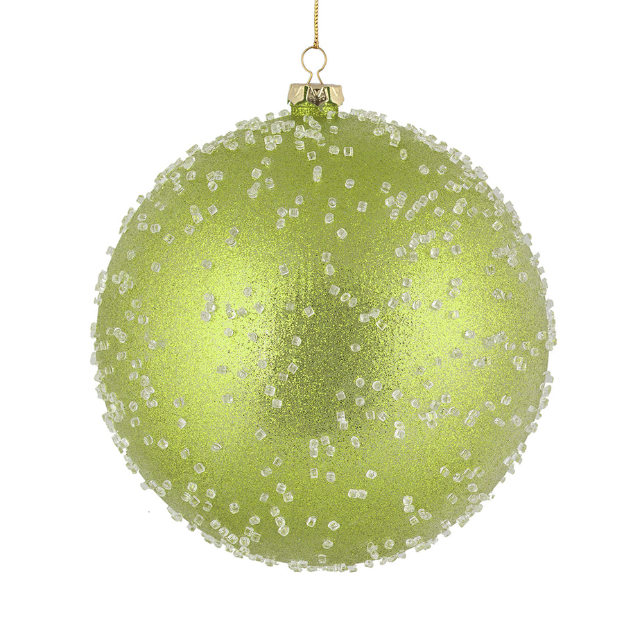 8" Celadon Ice Ball Ornament