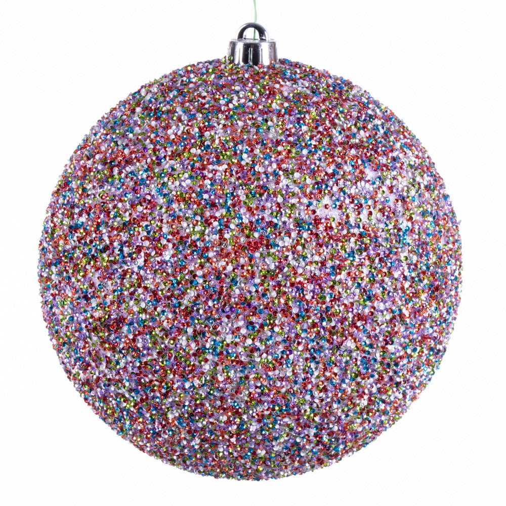 8" Multi-Color Beaded Ball Drill