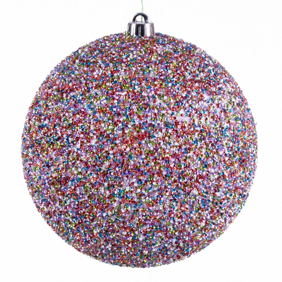 8" Multi-Color Beaded Ball Drill