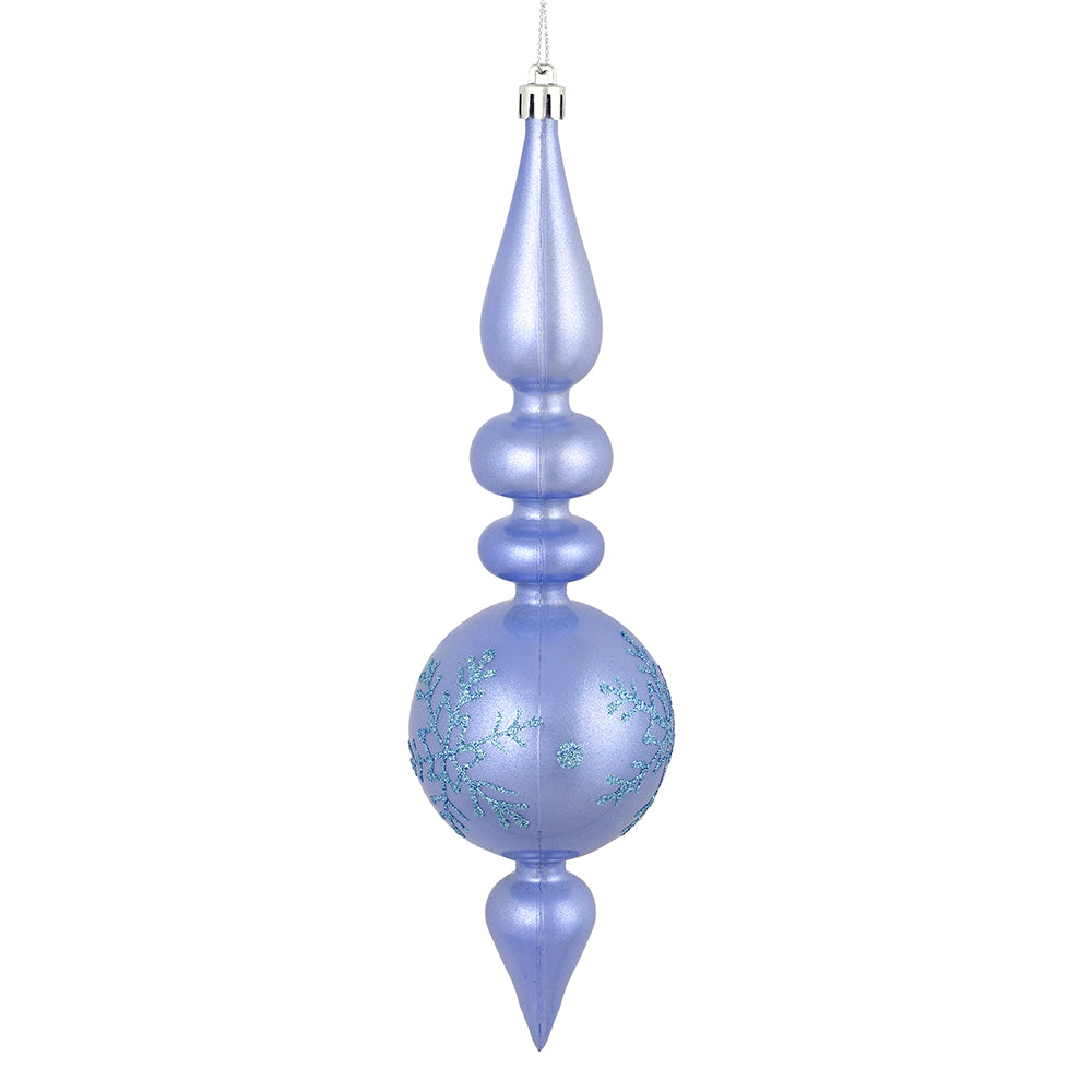 10" Lilac Candy Glitt Finial