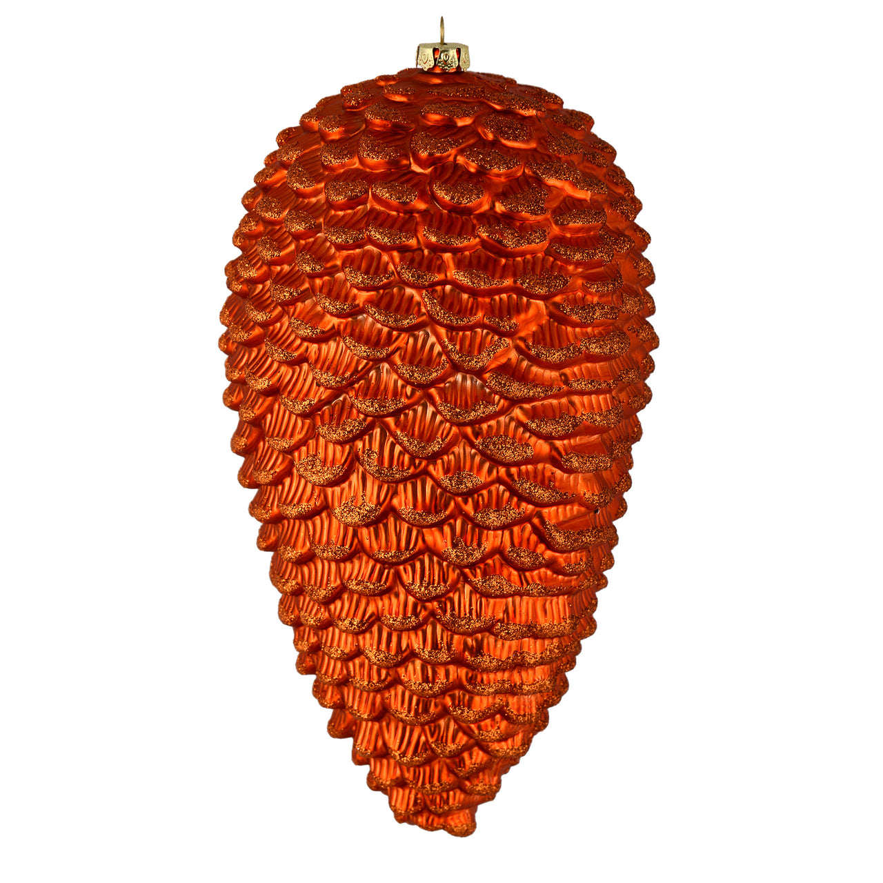 10" Burnish Org Matte Glitt Pinecone 2/B