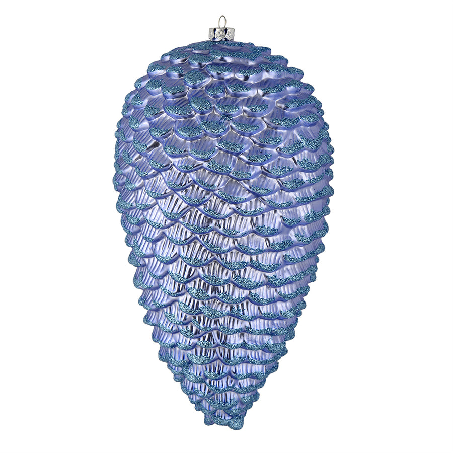 7" Lilac Matte Glitt Pinecone 4Bg
