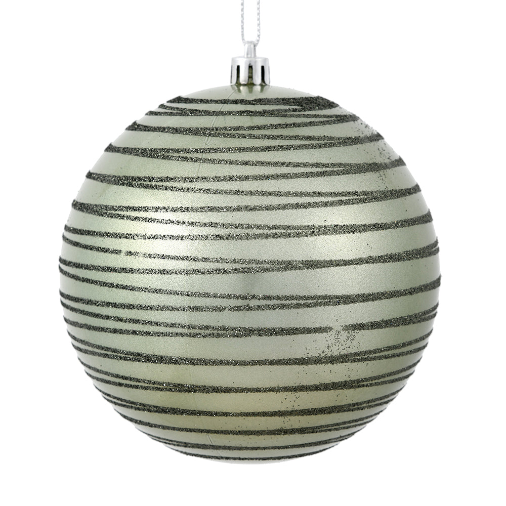 6" Wrought Iron Candy Glitter Ball