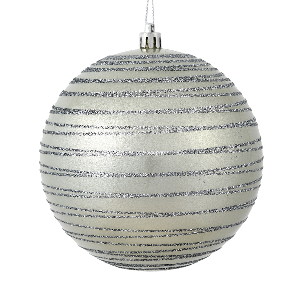 6" Limestone Candy Glitter Ball