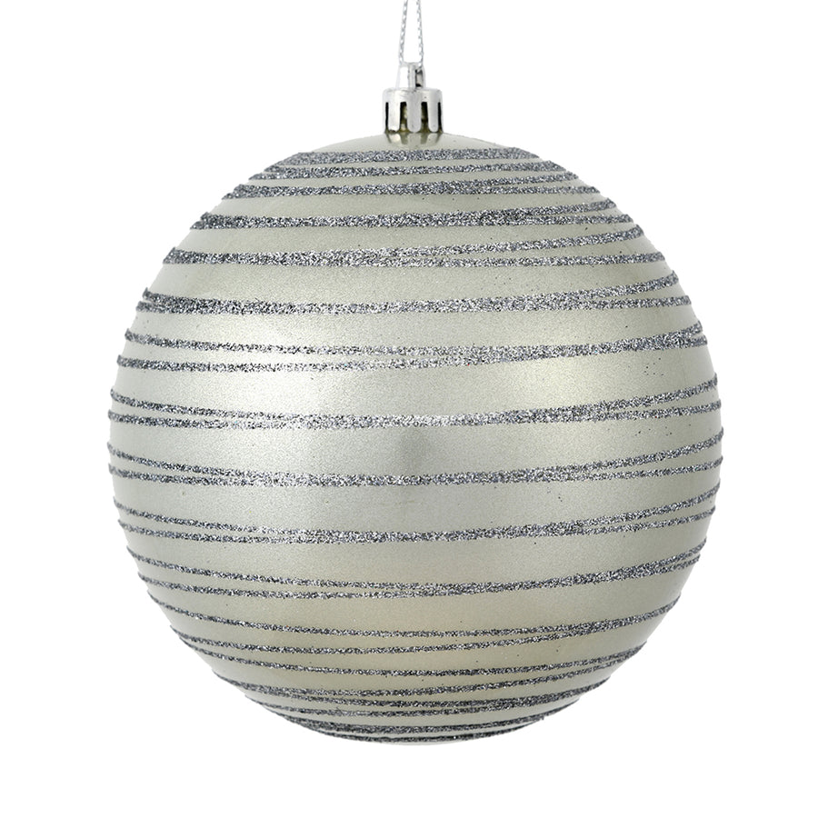 6" Limestone Candy Glitter Ball