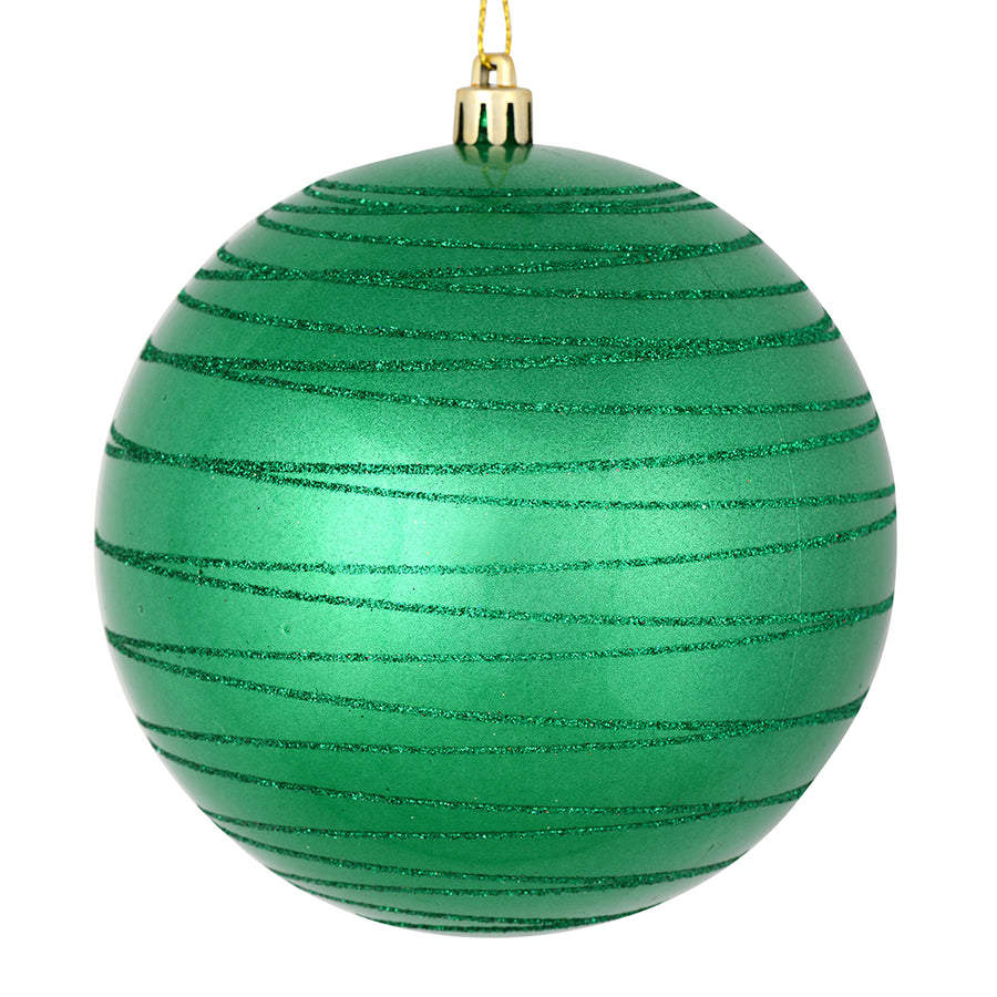 4.75" Seafoam Candy Glitter Ball