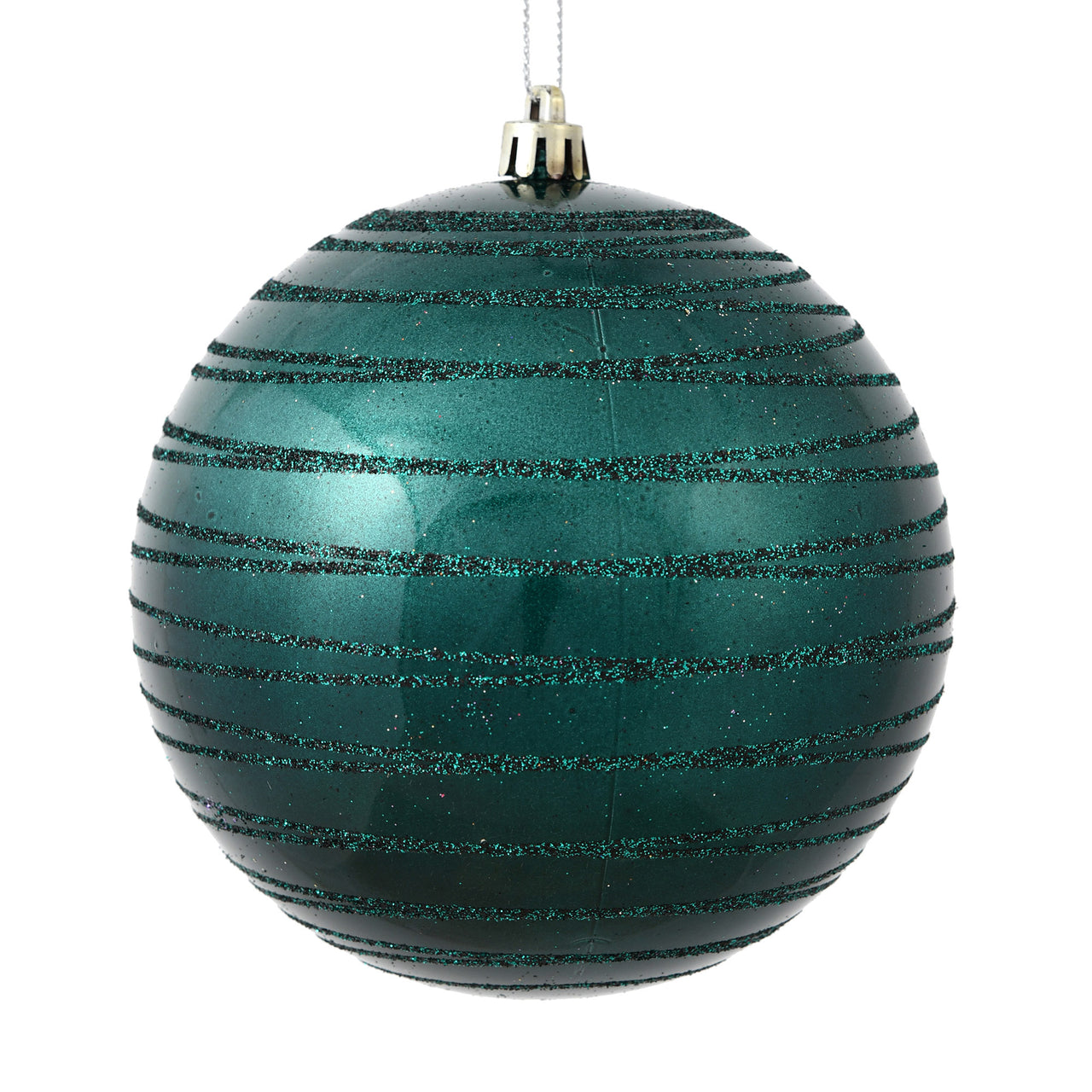 6" Sea Blue Candy Glitter Ball