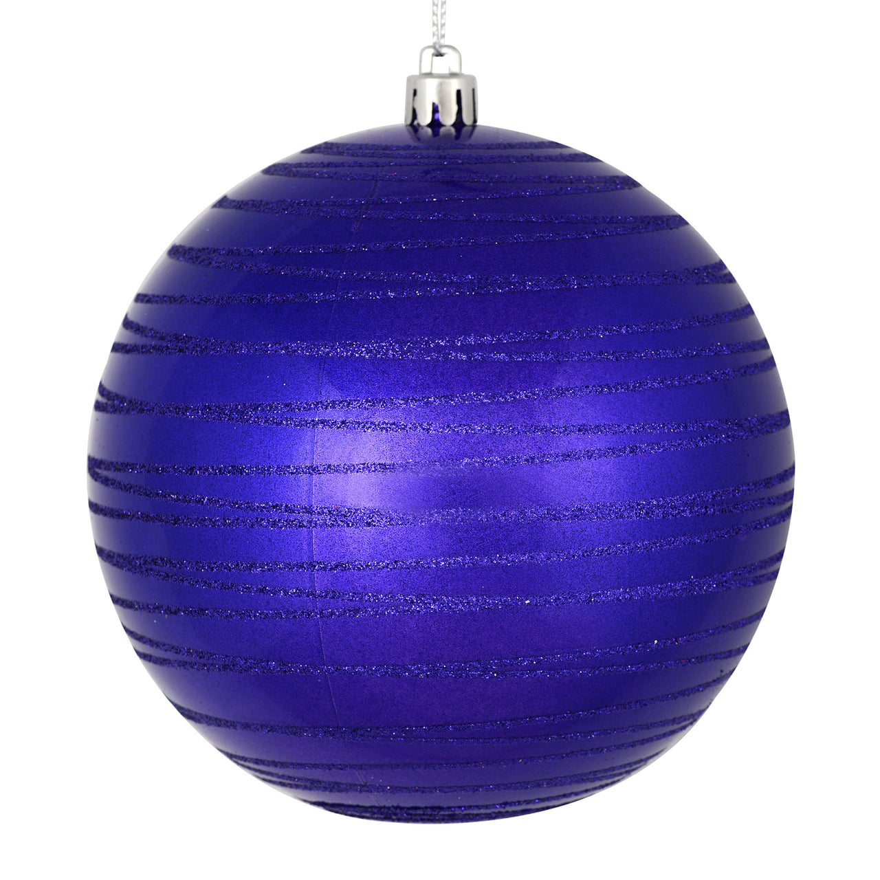 6" Purple Candy Glitter Ball