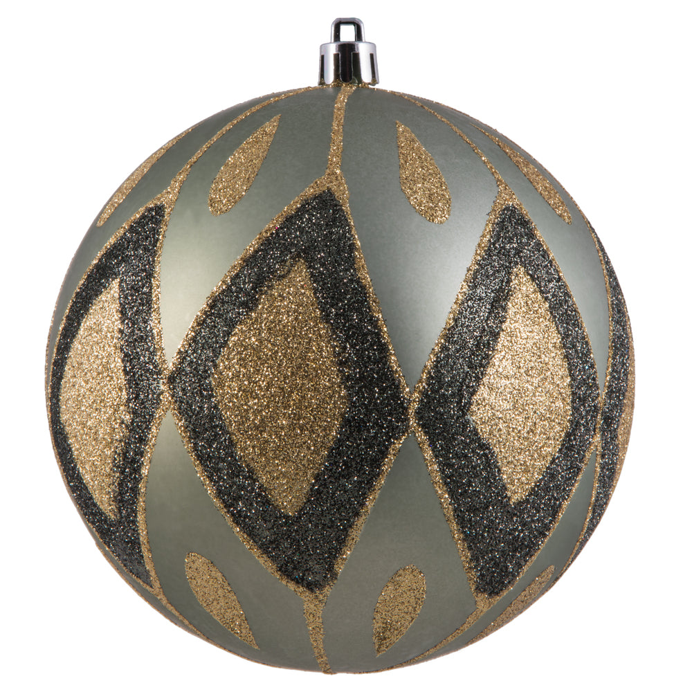 4.75" Wrought Iron Mat Glit Diamond