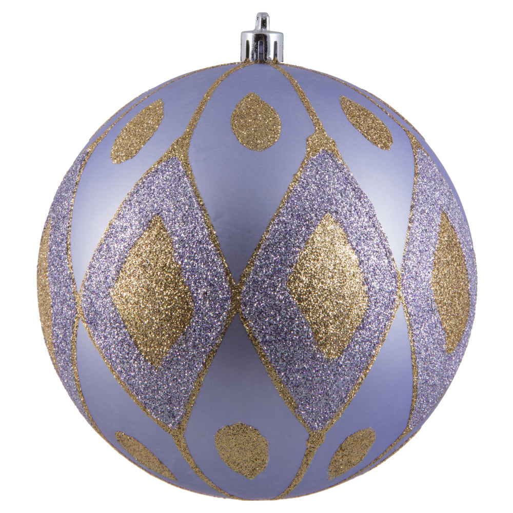4.75" Lilac Matt Glit Diamond 4Bx