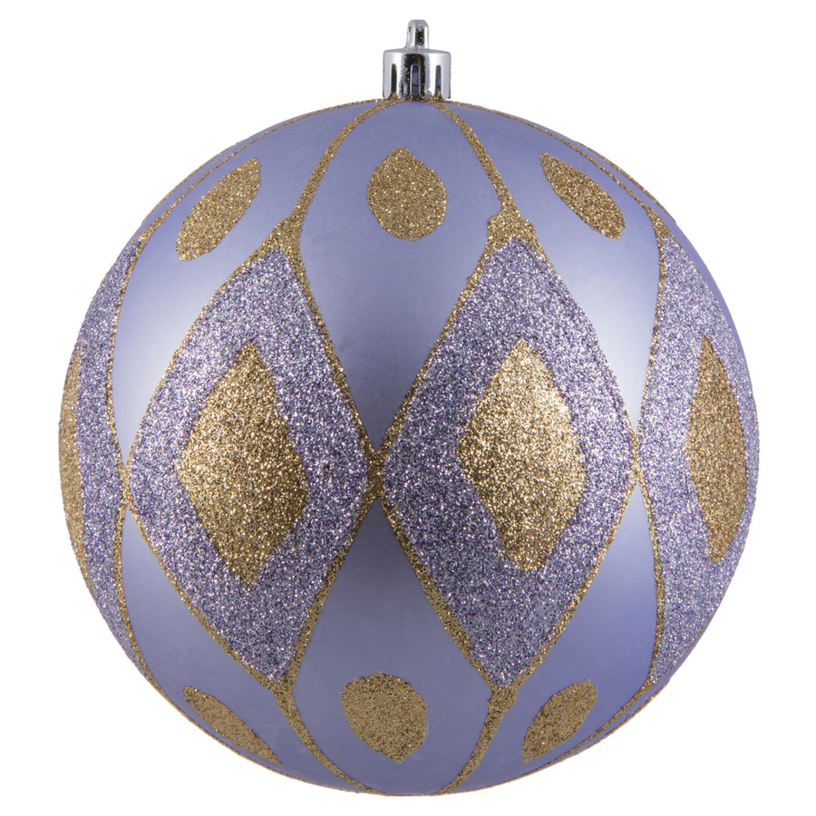 4.75" Lilac Matt Glit Diamond 4Bx