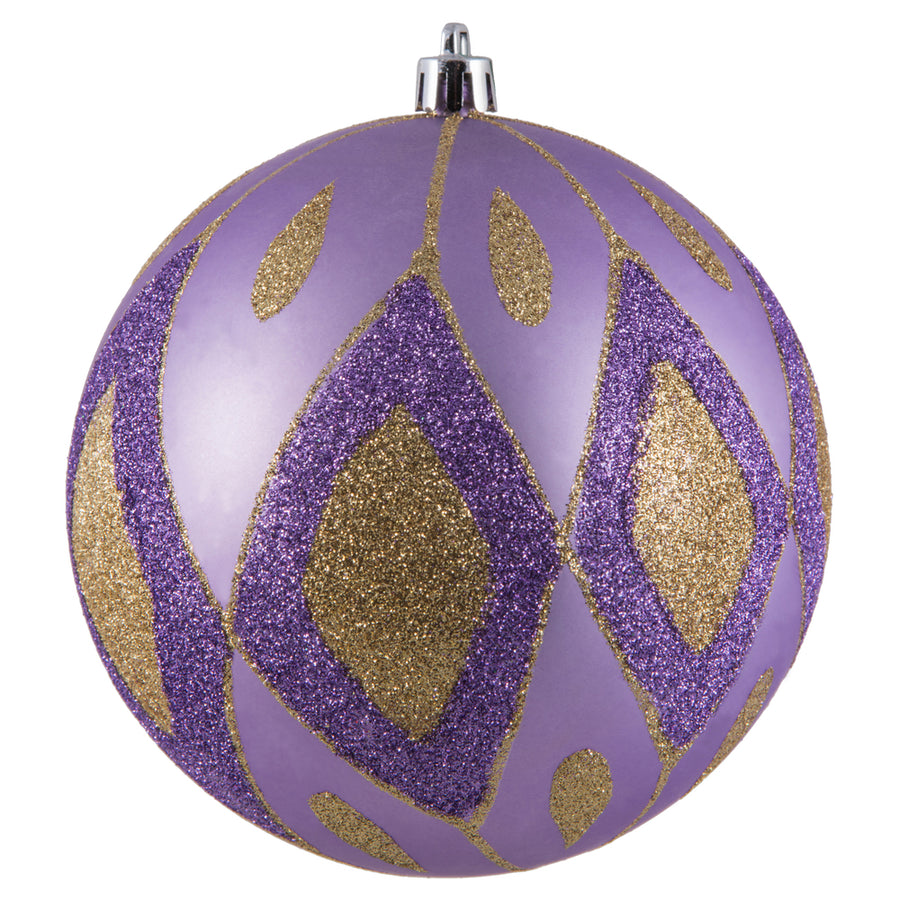 4.75" Lavender Matte Glitt Diamond