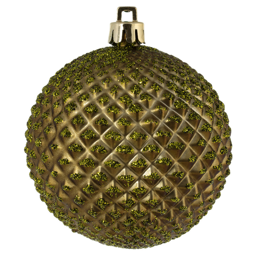 2.75" Olive Durian Glitter Ball