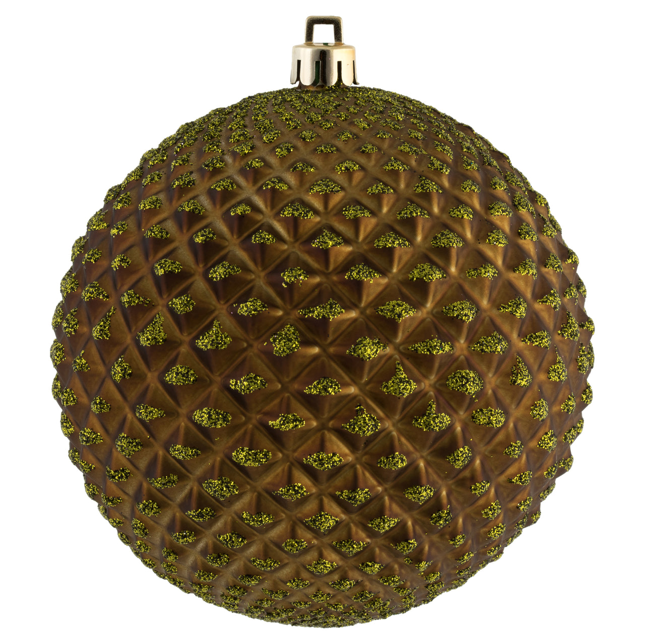 4" Olive Durian Glitter Ball