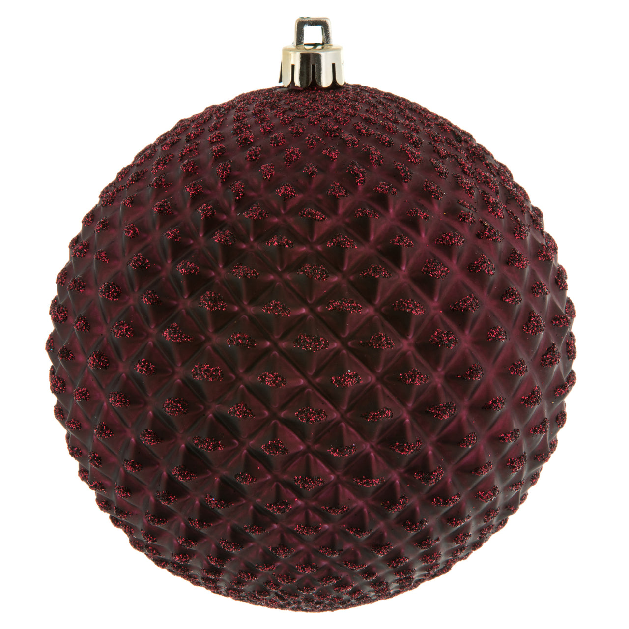 4" Wine Durian Glitter Ball