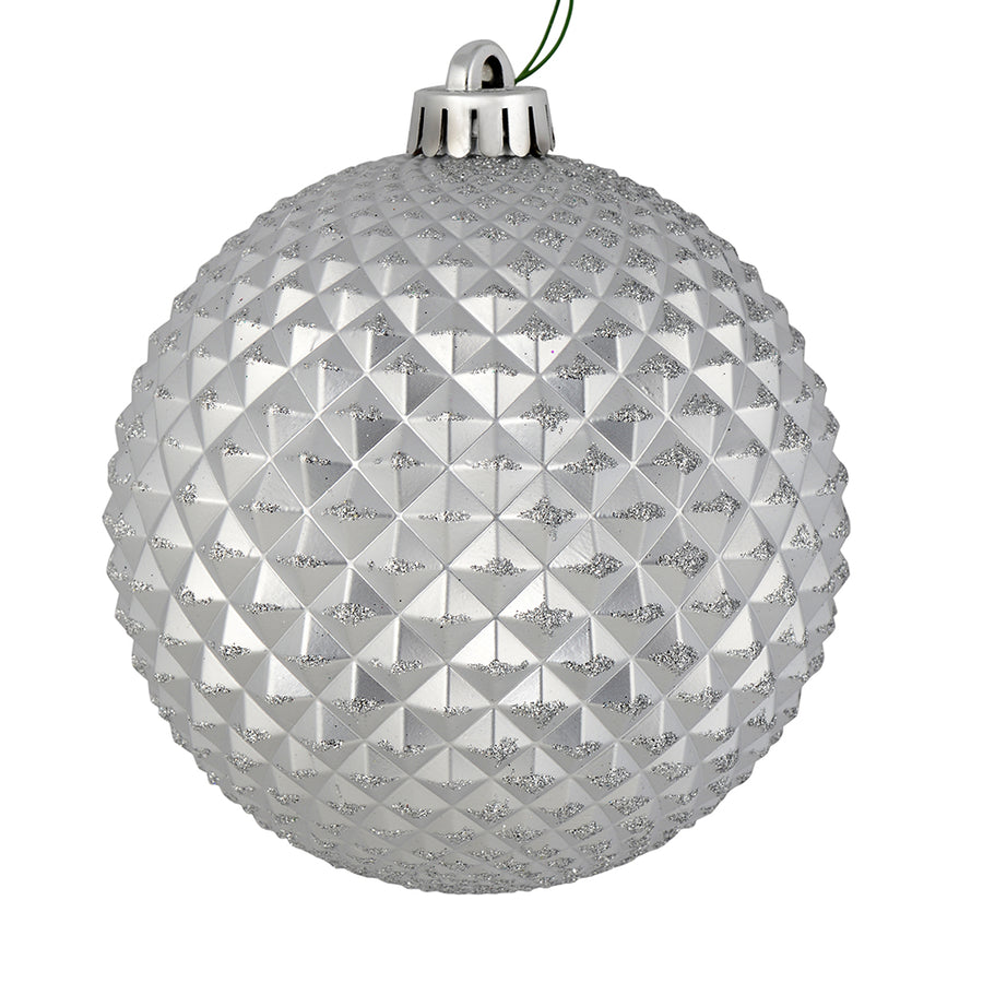 2.75" Silver Durian Glitter Ball