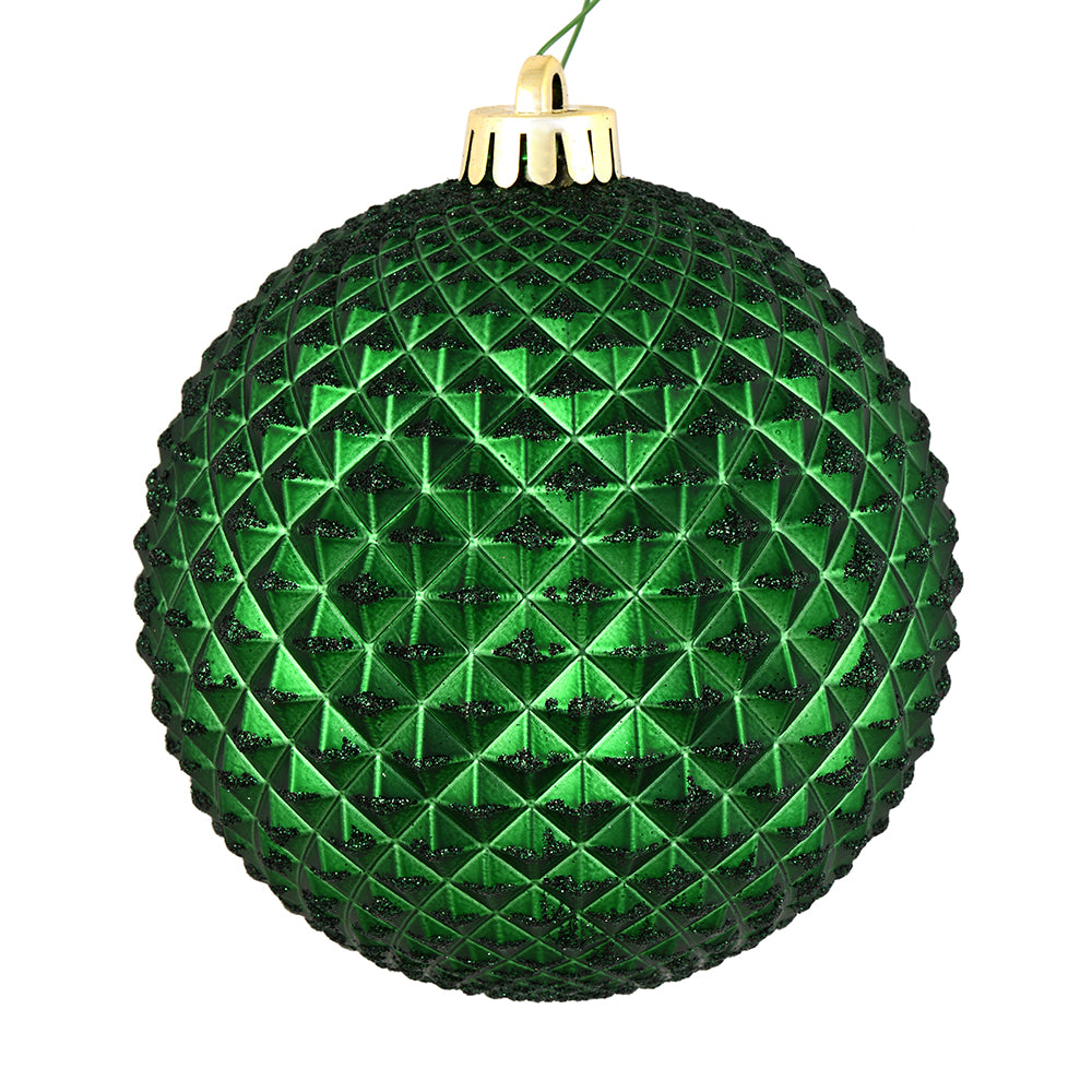 4" Emerald Durian Glitter Ball