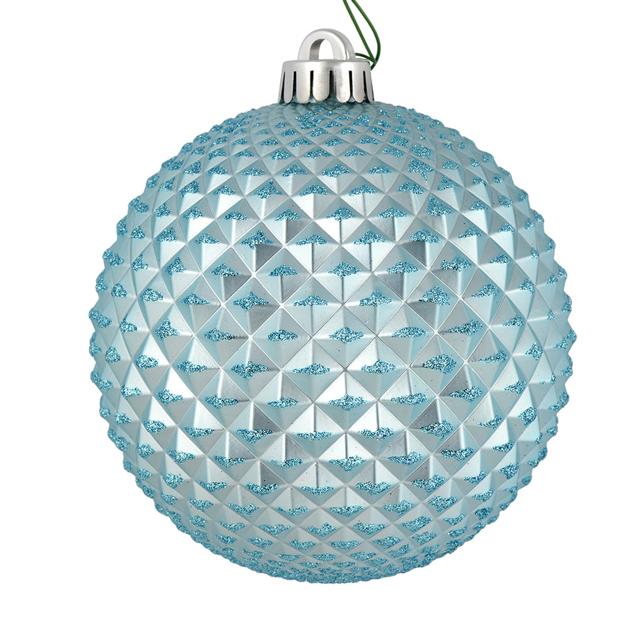 4" Baby Blue Durian Glitter Ball