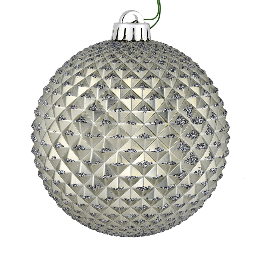 6" Pewter Durian Glitter Ball Drill